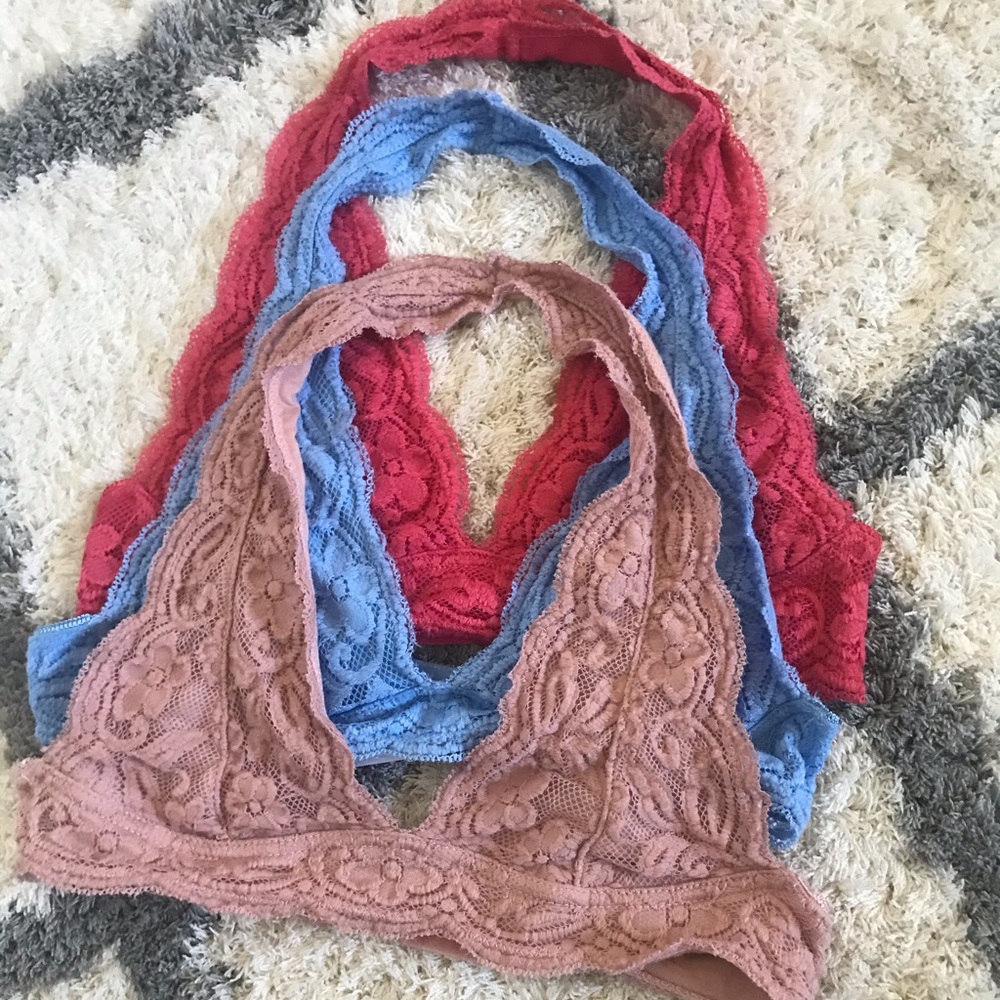 3 bralettes